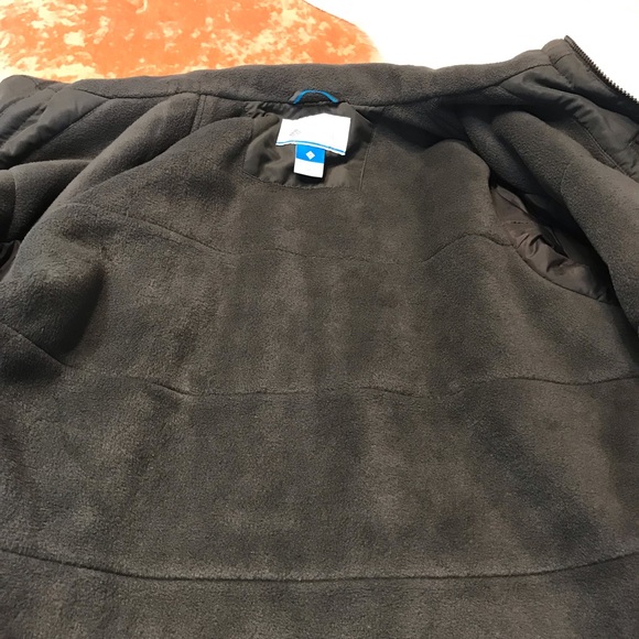 Columbia ⚜️ Grey Fleece Lined Zip Jacket - Picture 12 of 15
